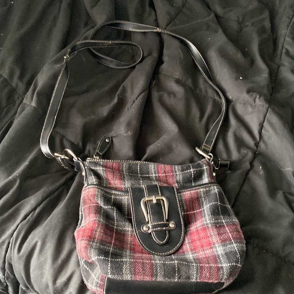 Plaid purse